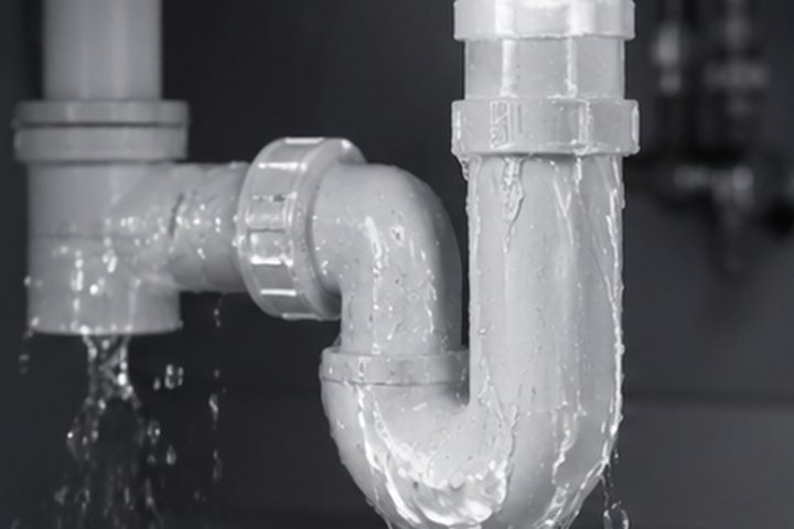 Sızdıran lavabo sifonu - öncesi